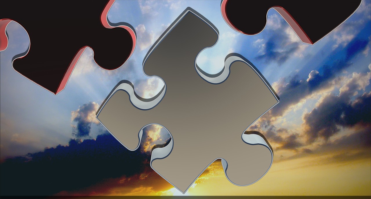 puzzle, share, 3d