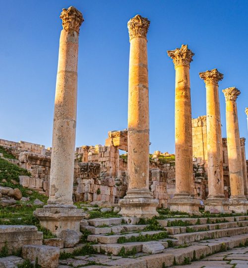 gerasa, jerash, columnar