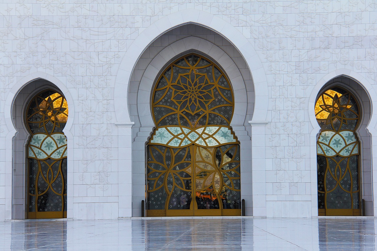 pray, muslim, sheikh zayed grand mosque